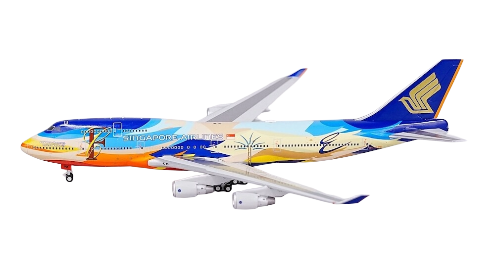 9V-SPL Singapore Airlines Tropical Boeing 747-400